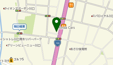 湯パークラヂウムの地図画像