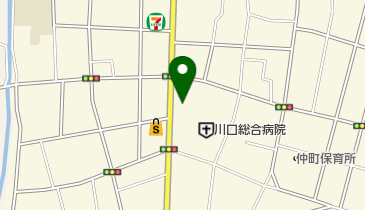 山中理容店の地図画像