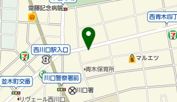 理容クラウンの地図画像