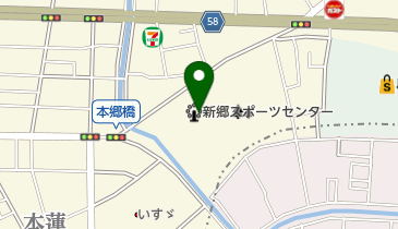 川口市役所 新郷スポーツセンターの地図画像