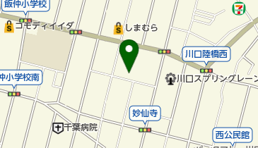 川口市役所 認知症高齢者相談所の地図画像