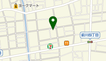 川口市役所 老人福祉センター 前川たたら荘の地図画像