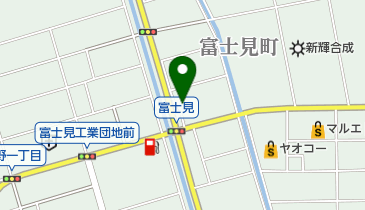 富士見ガラスの地図画像