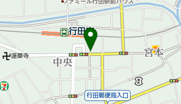 荒井くだもの店の地図画像