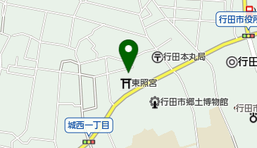 諏訪神社の地図画像