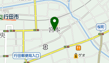 飯田屋青果物店の地図画像