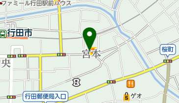 ピザーラ行田店の地図画像
