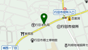 マツバワイシャツ店の地図画像