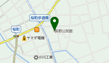 行田市役所 長野公民館の地図画像