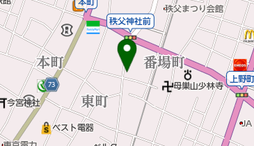 タシロカメラの地図画像