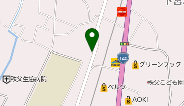 上洲屋製菓の地図画像