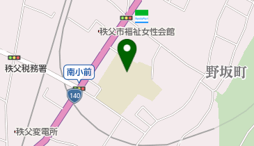 秩父市 南学童保育室の地図画像