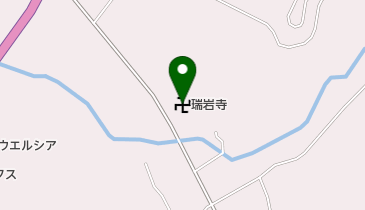 瑞岩寺の地図画像