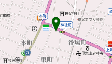 花の高山の地図画像