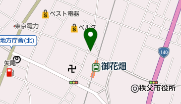 八百好果実店の地図画像