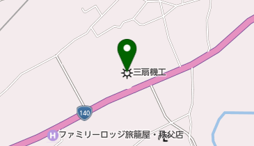 三扇機工株式会社の地図画像