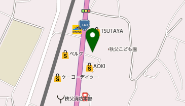 ちちぶ動物病院の地図画像