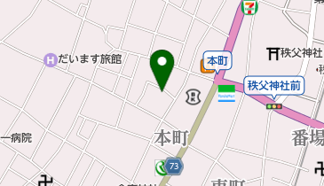 もとまち動物病院の地図画像