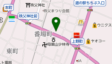 富国生命保険相互会社秩父営業所の地図画像