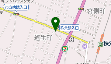 三愛メガネ 宮側店の地図画像