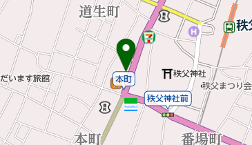 大むらそば処の地図画像