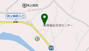 秩父市 影森福祉交流センターの地図画像