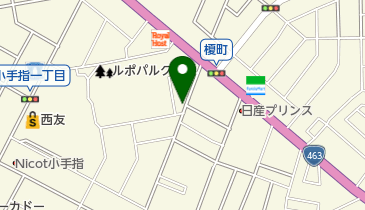介護ショップハーフの地図画像