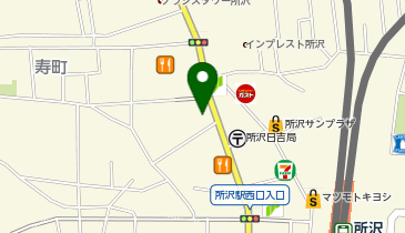 株式会社ニチイ学館 所沢支店の地図画像