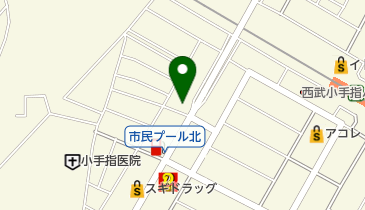 白百合クリーニング本店の地図画像