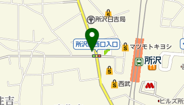 アザレ所沢の地図画像