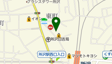 クラブセガ所沢の地図画像