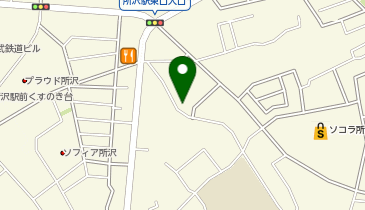 北秋津ホームの地図画像