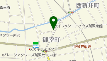 青山接骨院の地図画像