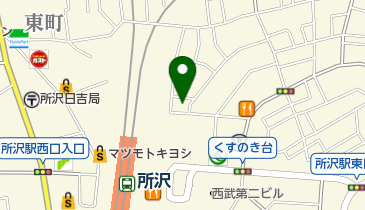 シーボン.フェイシャリストサロン所沢店の地図画像