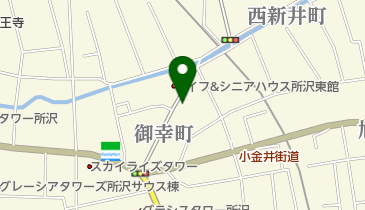 市川時計店の地図画像