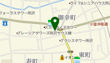こばやし履物店の地図画像