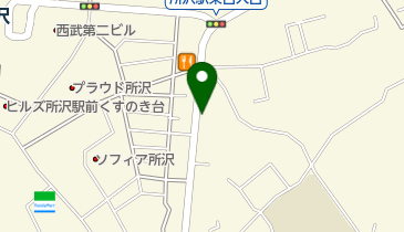 所沢熱帯魚の地図画像