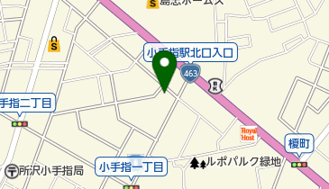 小手指向陽保育園の地図画像