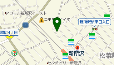 安部宝飾の地図画像