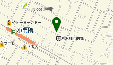 あすか薬局小手指店の地図画像