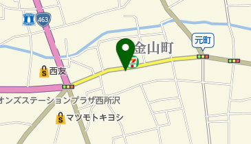 よしだ理容の地図画像