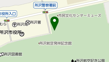 埼玉県 所沢児童相談所の地図画像