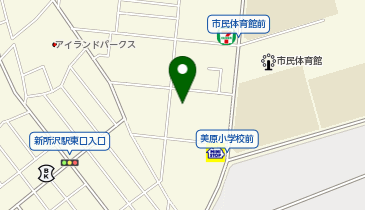 所沢市役所 新所沢東まちづくりセンター 窓口サービス担当の地図画像
