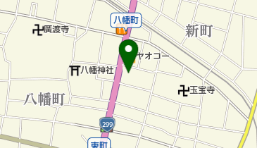 あずま町治療院の地図画像