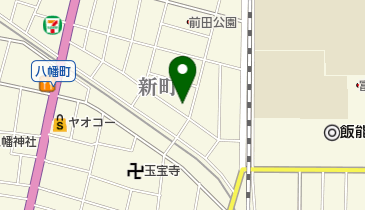 岡部フルーツ新町店の地図画像