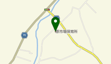 飯能市 原市場地区行政センター・原市場公民館の地図画像