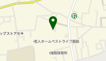 少林寺拳法埼玉飯能北支部の地図画像