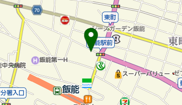 フタバ化粧品店の地図画像