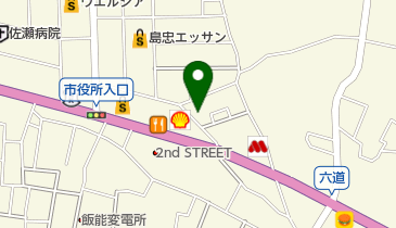 沢田酒店の地図画像