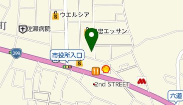 つくし薬局の地図画像